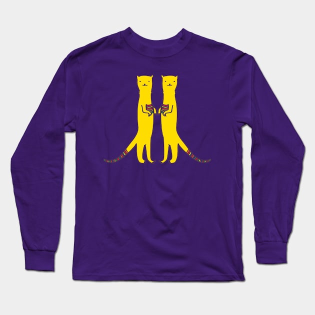 Mongoose Trouble Long Sleeve T-Shirt by emilylongbrake